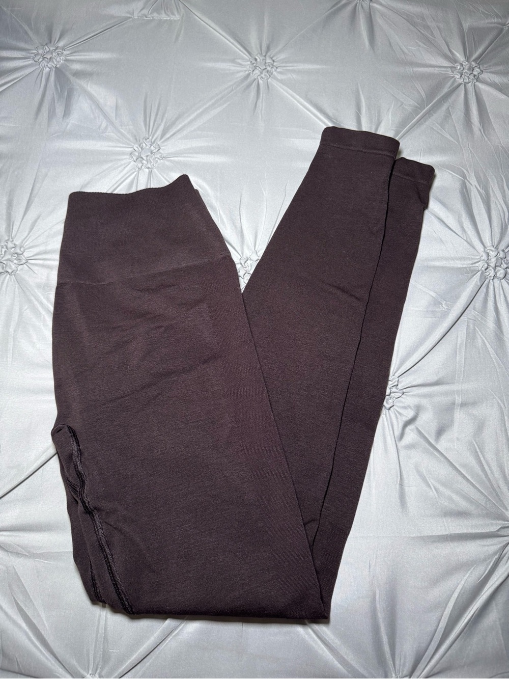 Alphalete High-Waist Seamless Leggings in Dark Brown